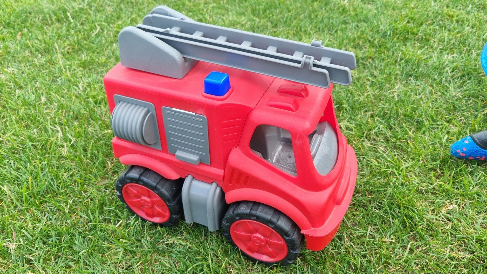 BIG brandweerwagen rood, Ophalen of Verzenden, Gebruikt