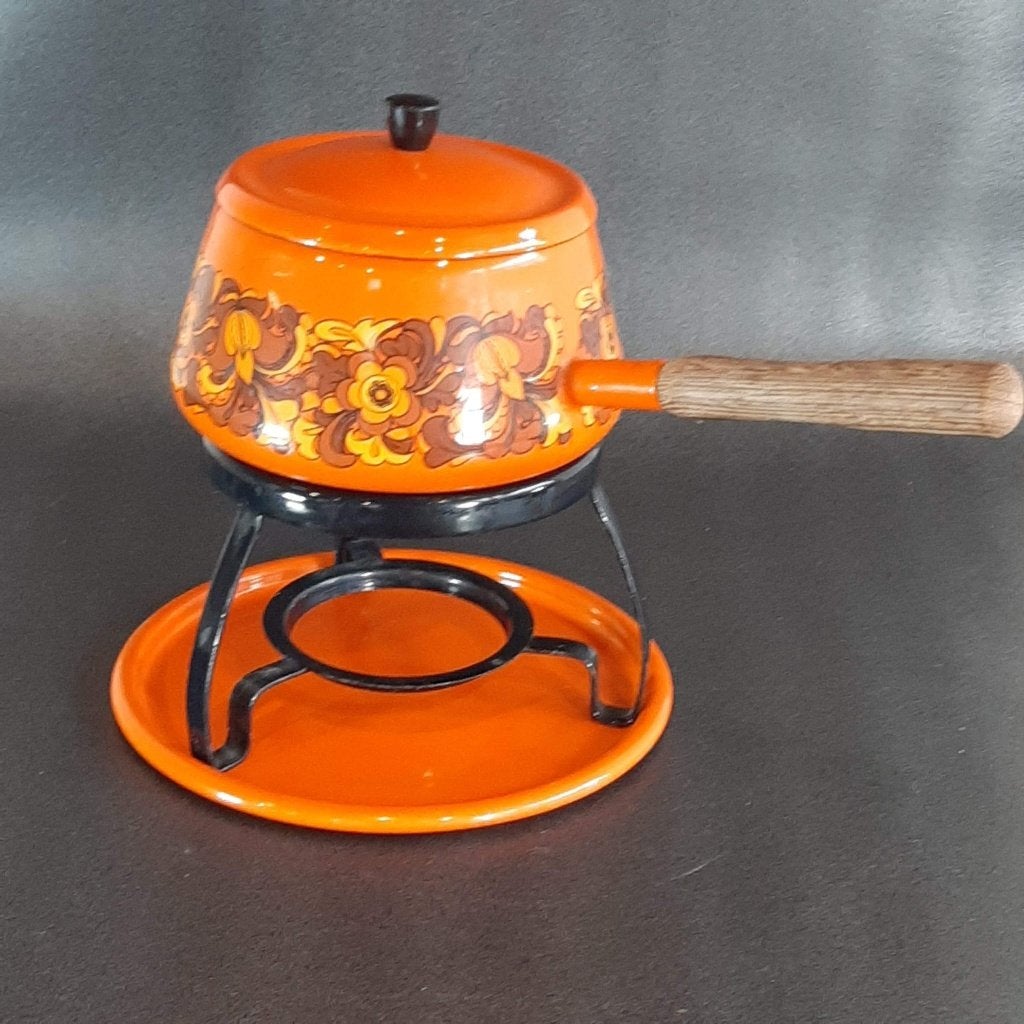 oranje fondue, Witgoed en Apparatuur, Fonduesets, Ophalen of Verzenden, Fondueset