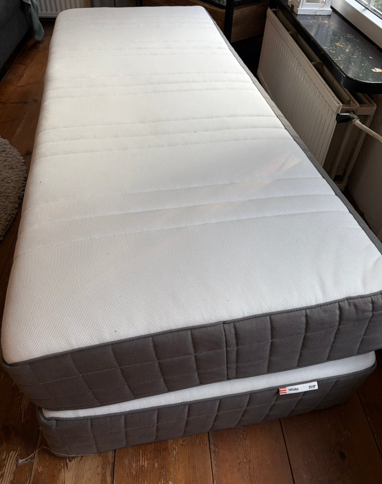 Hövåg matras IKEA 80x200 24 cm dik, Ophalen, Eenpersoons, Zo goed als nieuw, 80 cm
