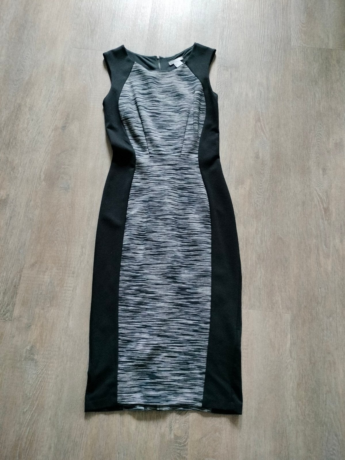 H&M Jurk Zwart/Wit Gestreept Maat S, H&M, Zwart, Ophalen of Verzenden, Zo goed als nieuw