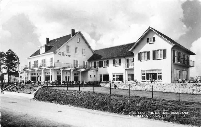 377-052-007 Epen L Hotel Ons Krijtland, Verzenden, Voor 1920, Noord-Brabant