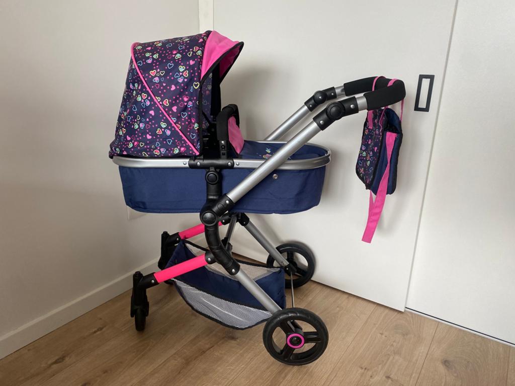 Poppenwagen, Kinderen en Baby's, Speelgoed | Poppen, Ophalen, Gebruikt, Overige typen
