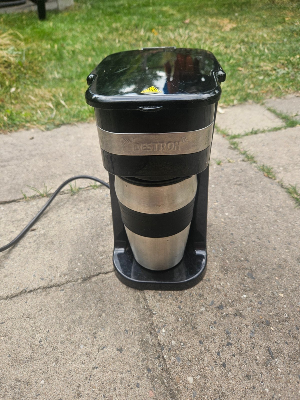 Bestron Koffiezetapparaat met thermosbeker, Gebruikt, Koffiemachine, Gemalen koffie, Ophalen of Verzenden