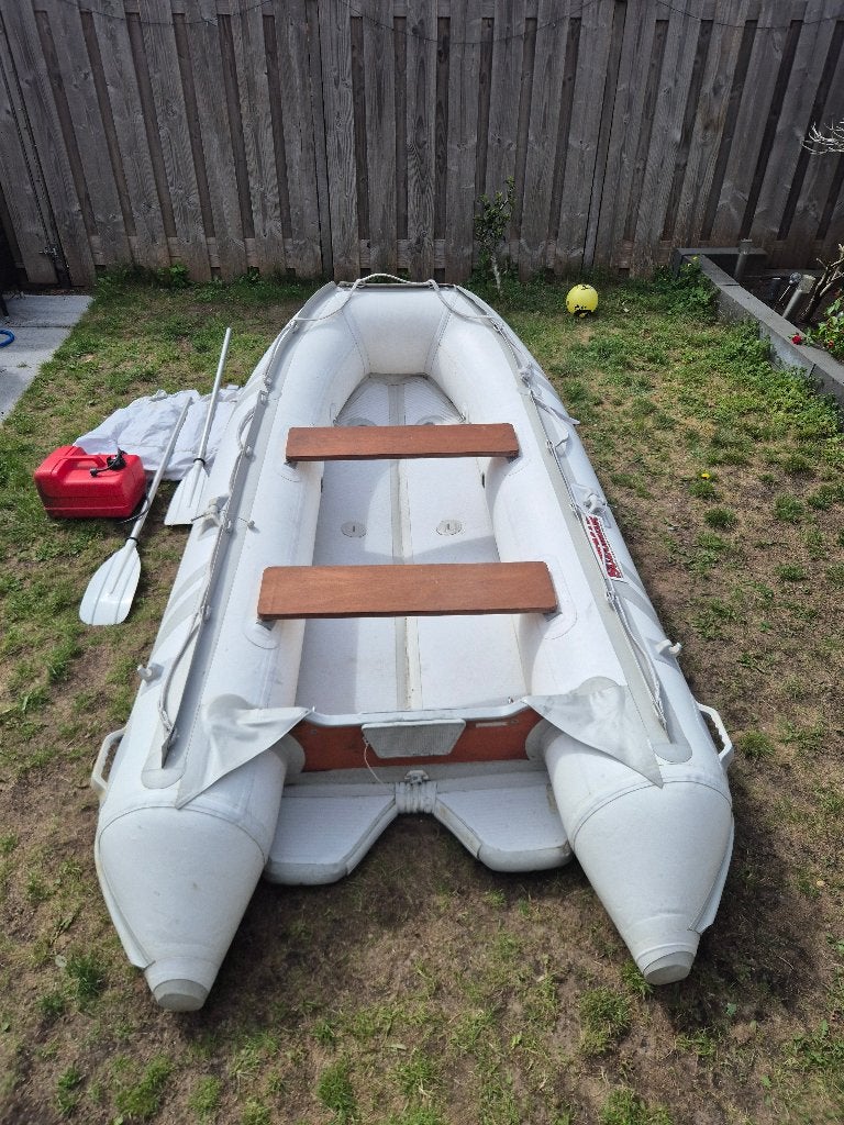 Suzumar set + Mercury 4 PK - Vorig jaar nog gelopen, Ophalen, Airdeck, Gebruikt, Peddels