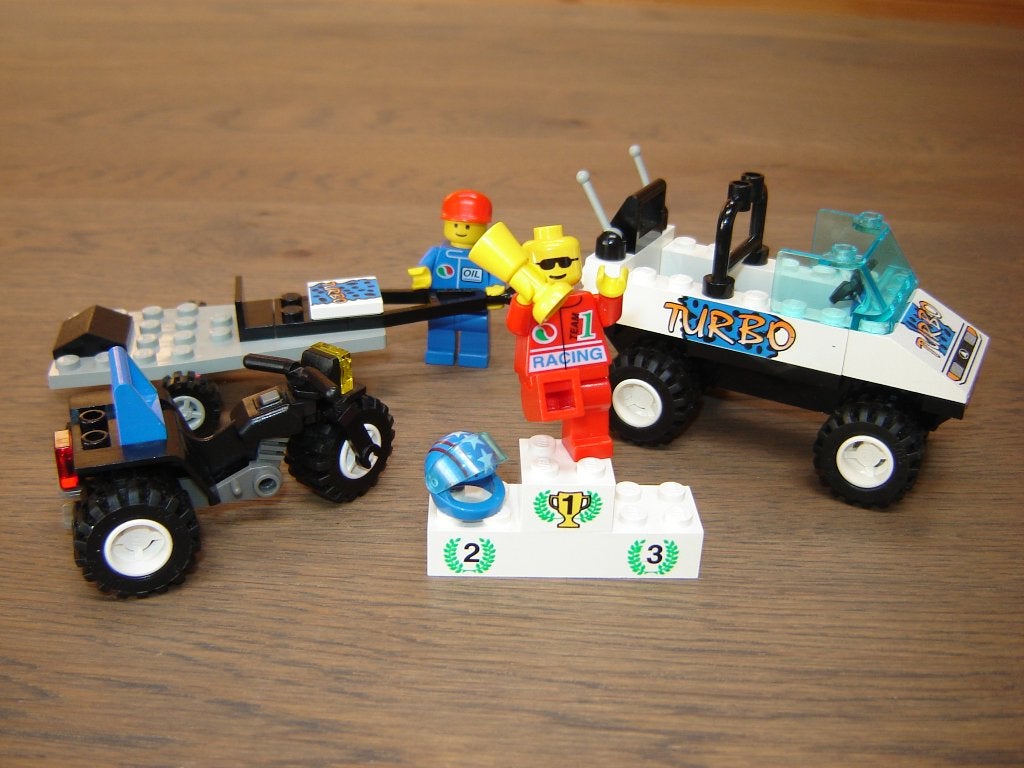LEGO LEGOLAND TURBO CHAMP (OIL) 6327 !!!!, Lego, Ophalen of Verzenden, LEGOLAND, Complete set