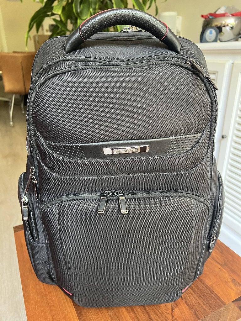 Samsonite Pro-DLX 6 rugzak 17.3" | Zwart | Als nieuw, 25 tot 40 cm, Ophalen of Verzenden, Zo goed als nieuw, Overige merken