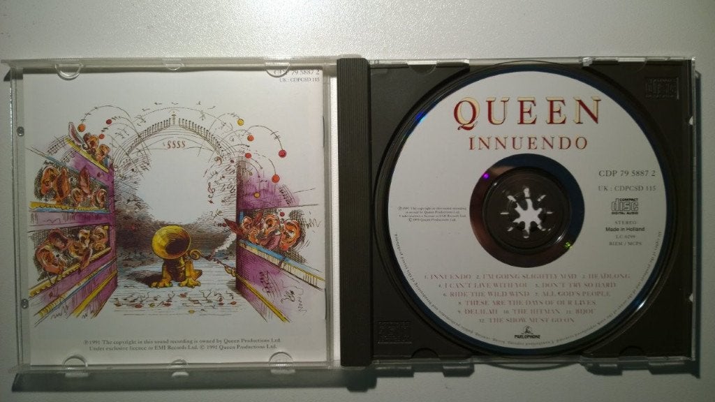 Queen - Innuendo, Ophalen of Verzenden, Zo goed als nieuw, Poprock