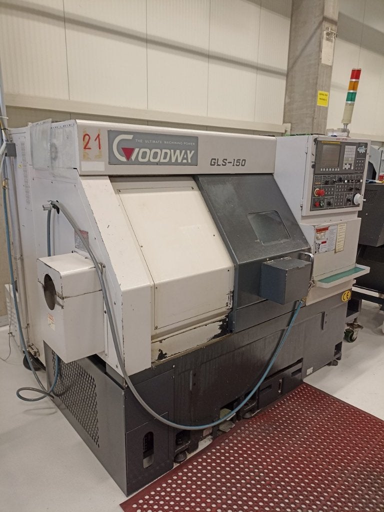 CNC lathe GOODWAY GLS-150, Ophalen, Gebruikt, Metaal, Machine