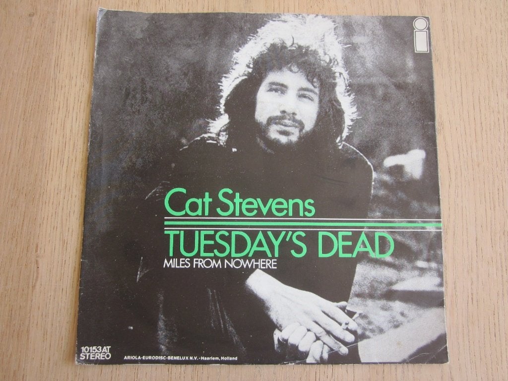 Cat Stevens - Tuesday's dead / Miles from nowhere, Verzenden, 7 inch, Zo goed als nieuw, Pop
