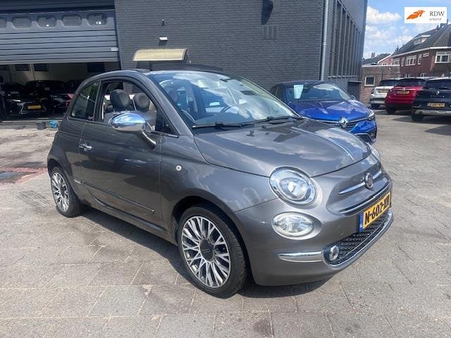 Fiat 500 C 1.2 Lounge! Navi! Led! 51dkm!, Auto's, Voorwielaandrijving, Dealer onderhouden, Gebruikt, 4 cilinders
