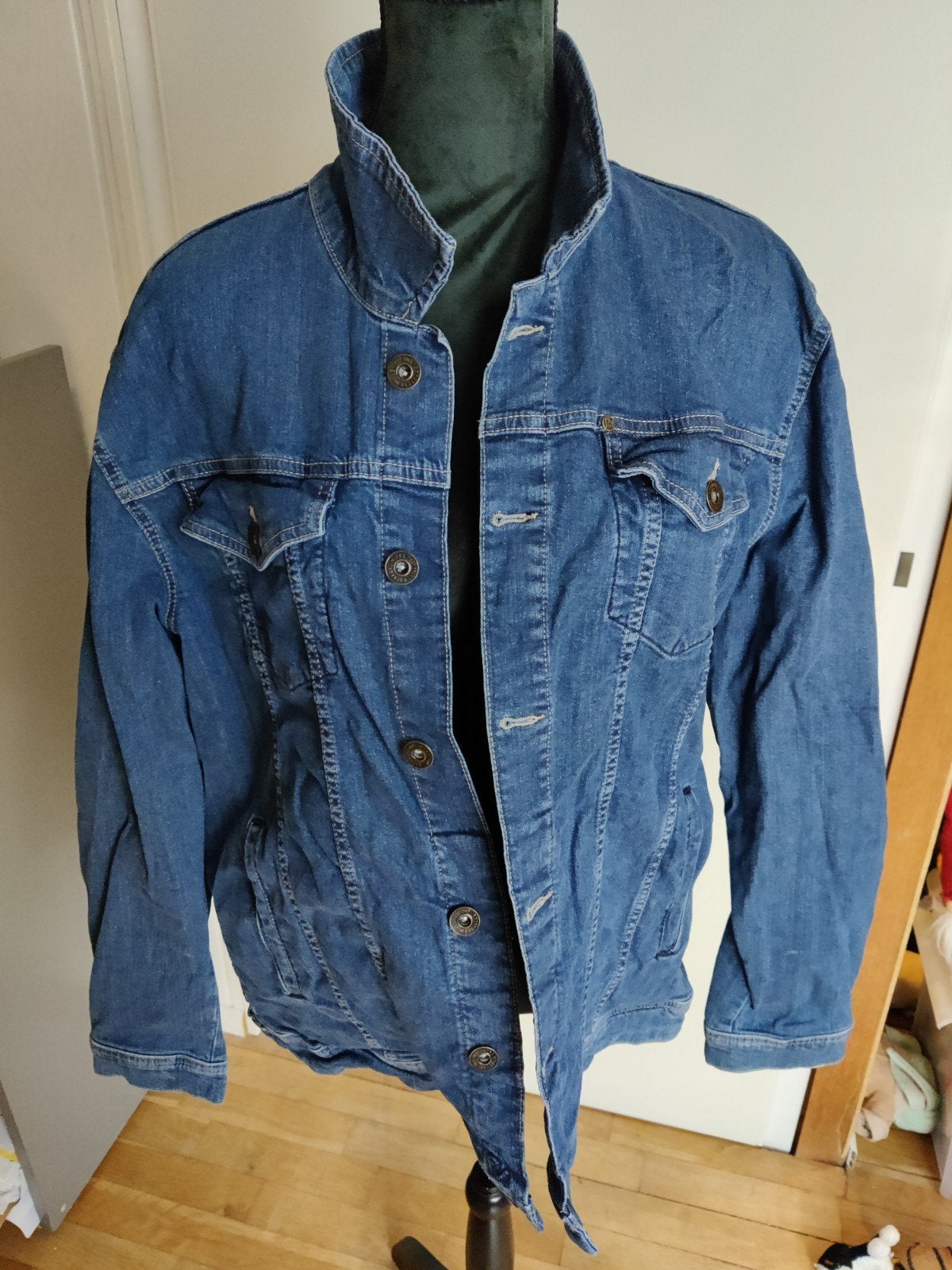 Heren spijkerjack XXL - Rockord Mills, Overige maten, Ophalen of Verzenden, Gedragen, Blauw