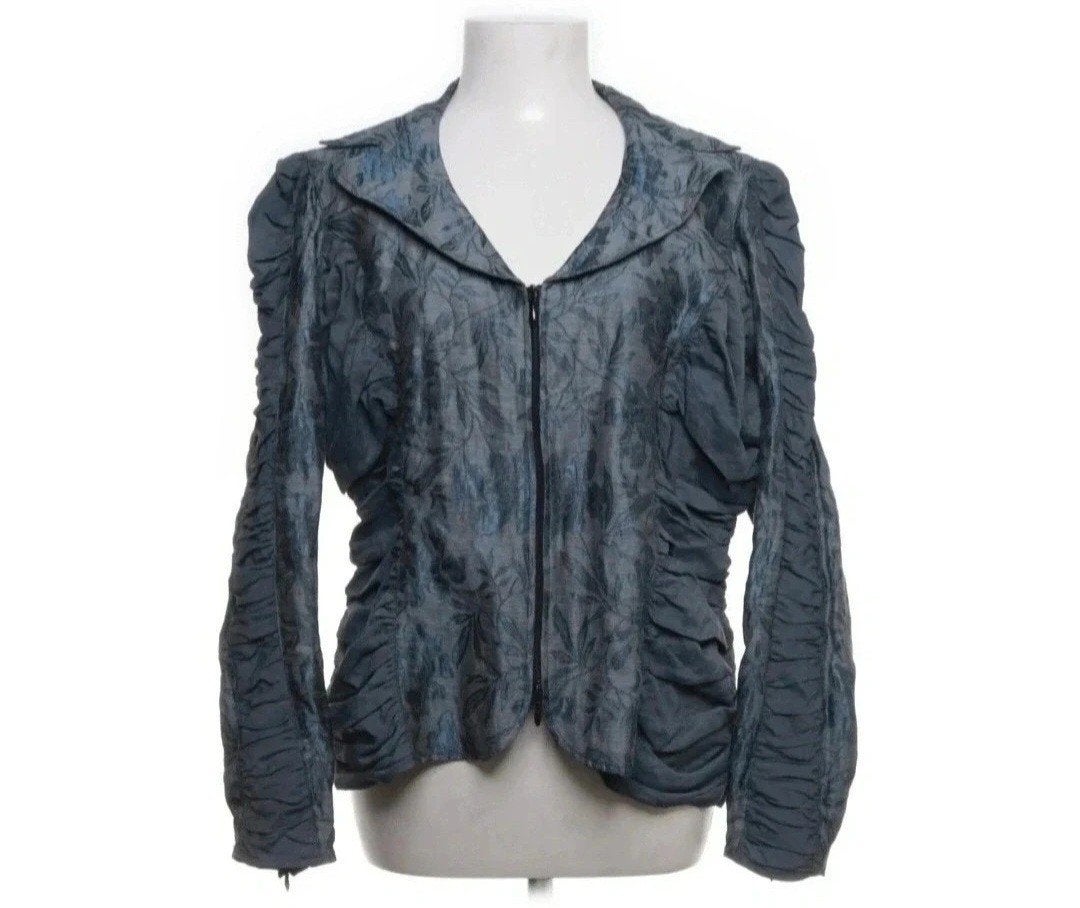 Anne Fontaine Lichtblauwe Blazer Maat 44 (F 46), Maat 42/44 (L), Zo goed als nieuw, Jasje, Anne Fontaine