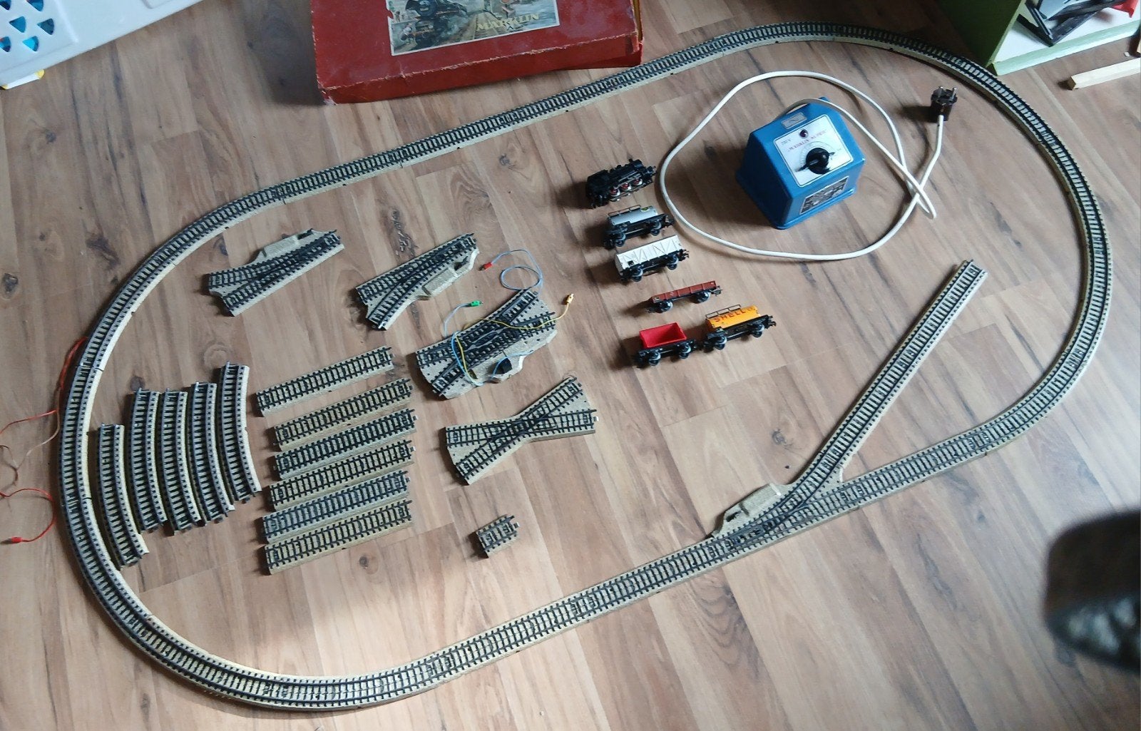 Spoorbaan van Marklin, Ophalen, Gelijkstroom of Wisselstroom, Märklin, Gebruikt