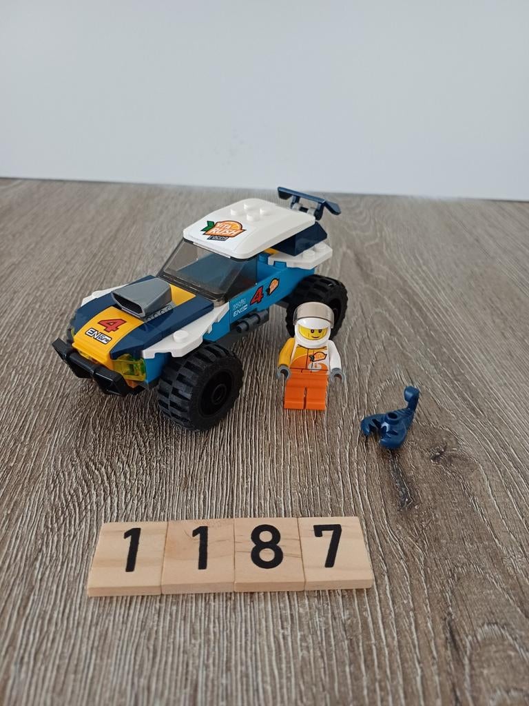 Lego City Woestijn Rally 60218, Ophalen of Verzenden, Gebruikt