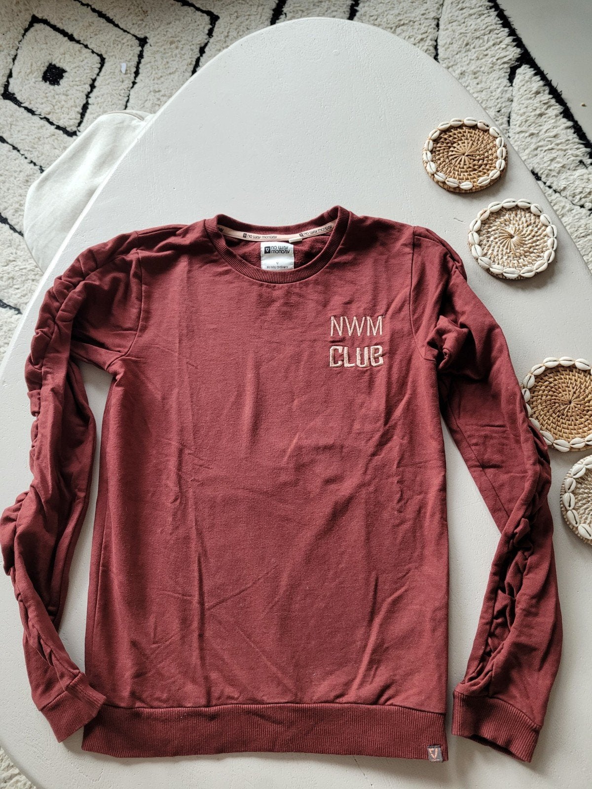 No Way Monday sweater trui 158 164  nieuwstaat, Kinderen en Baby's, Kinderkleding | Maat 158, Meisje, Trui of Vest, Nieuw, Ophalen of Verzenden