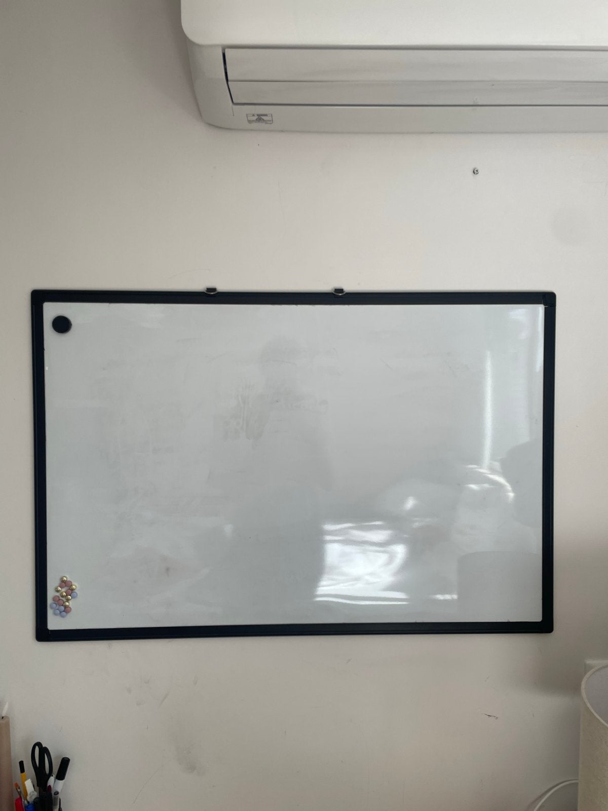[MOET WEG] Whiteboard 60 cm x 90 cm, Ophalen, Zo goed als nieuw, Whiteboard