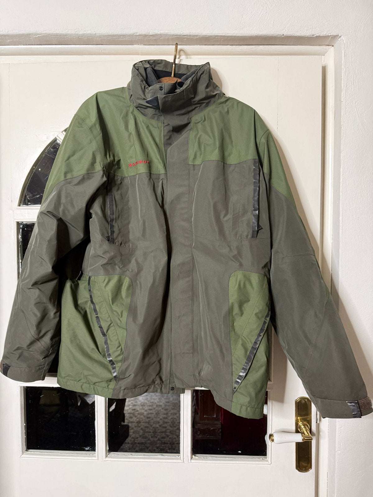 Mammut Vintage 3-in-1 Outdoorjas Groen/Grijs Maat XL, Ophalen, Zo goed als nieuw, Maat 56/58 (XL), Groen