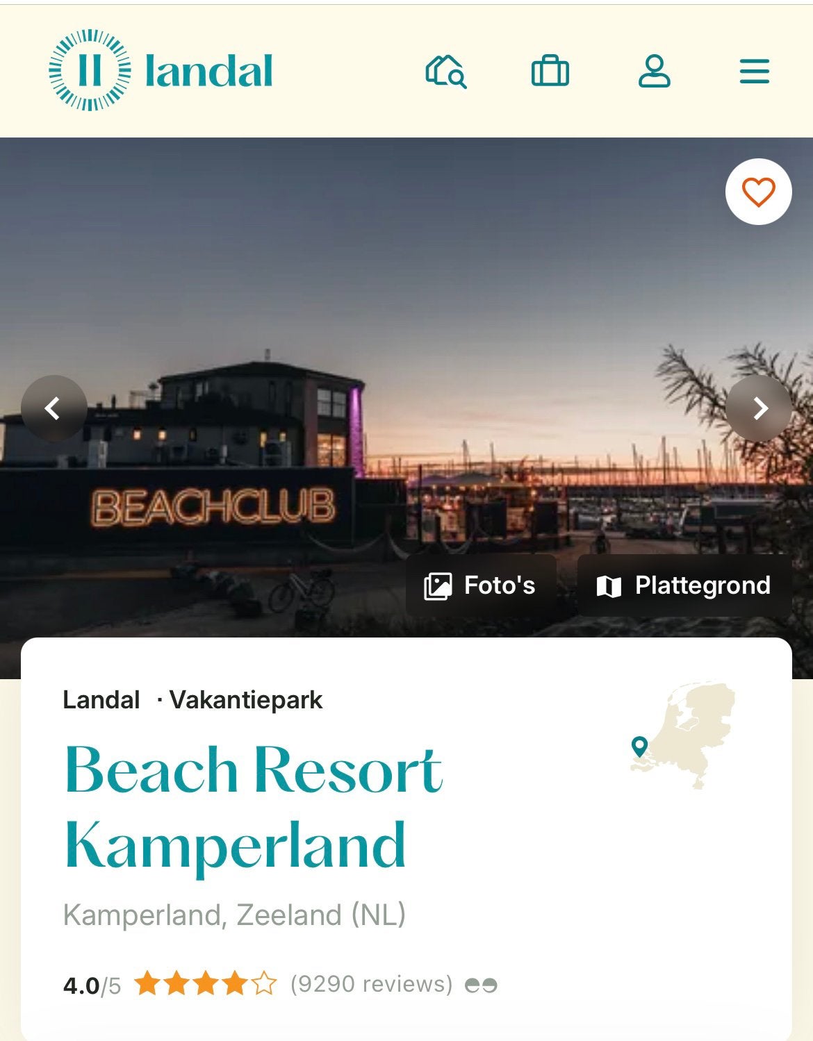 Vakantie ter overname Landal Beach Resort, Vakantie, Vakantie | Zon en Strand