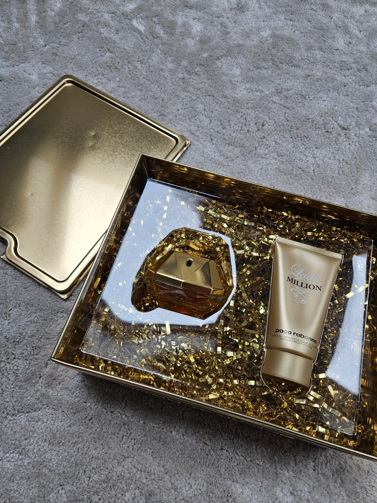 Paco Rabanne Lady Million Eau de Parfum 50ml + Body Lotion, Ophalen of Verzenden, Nieuw