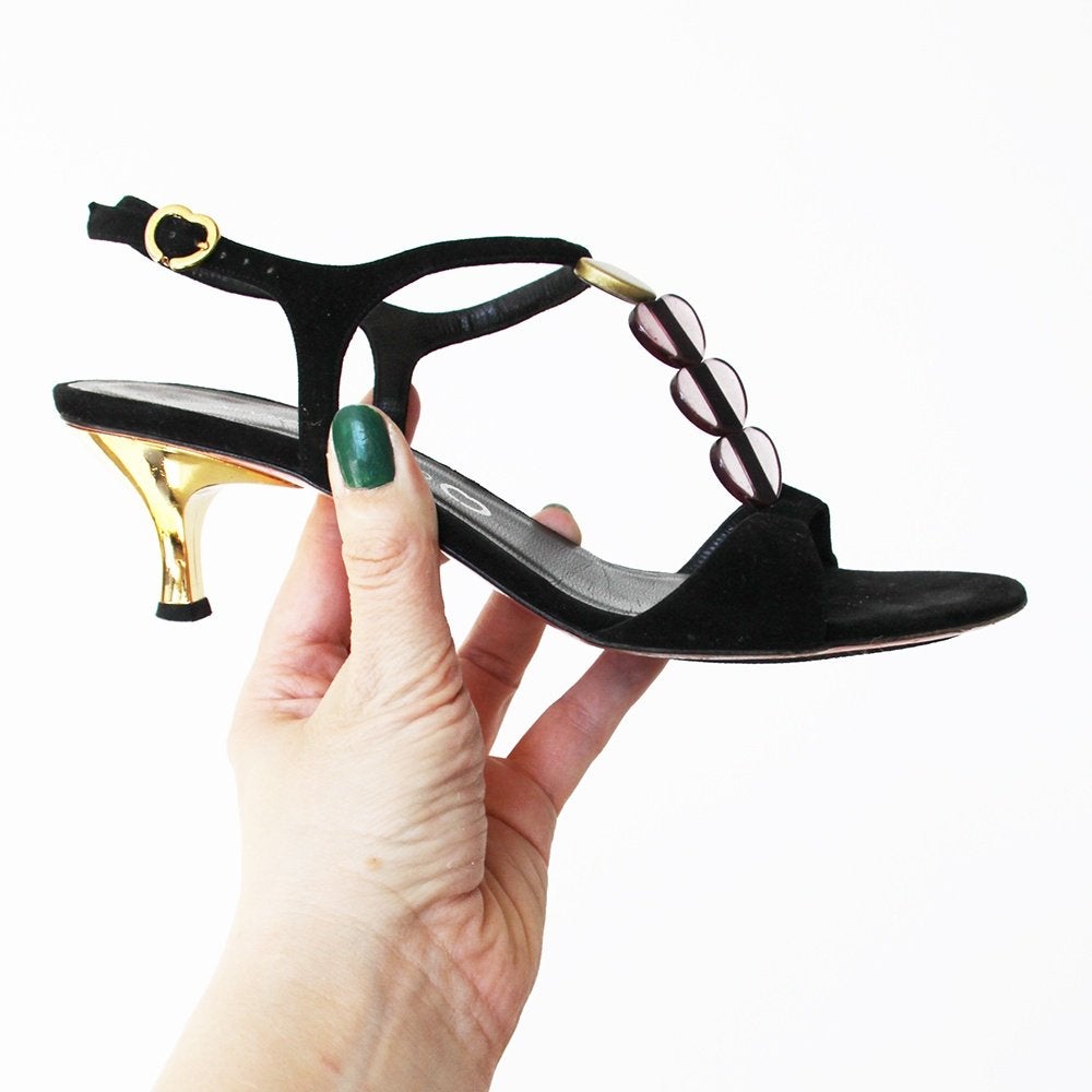 Schitterende Martini Osvaldo Pumps -s17 (Maat 36½) € 45,-, Martini Osvaldo, Pumps, Zwart, Ophalen of Verzenden