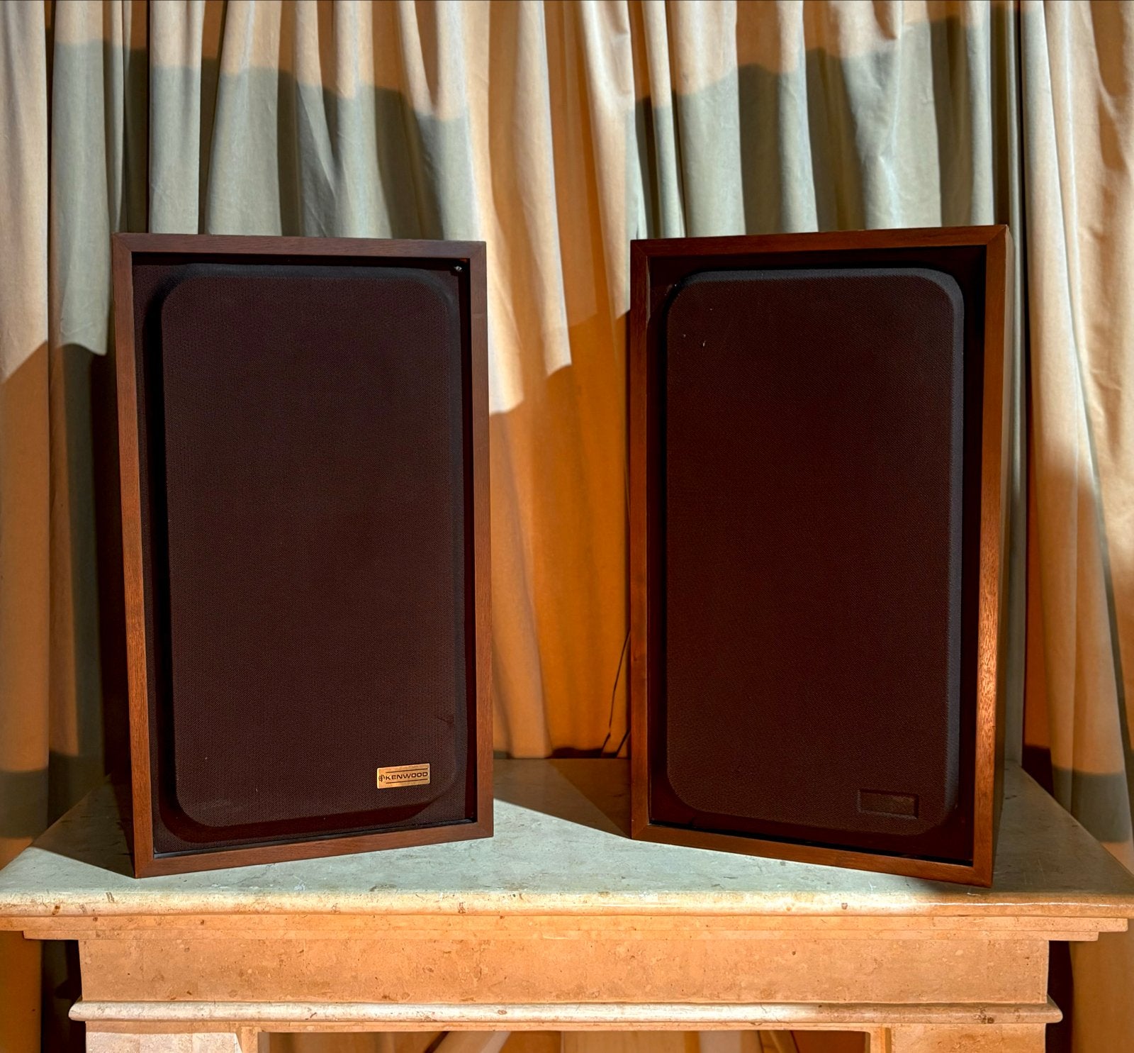 Kenwood KL-77 3-weg luidsprekers - Vintage Hifi, Audio, Tv en Foto, Luidsprekers, Overige merken, Vloerstaande luidspreker, Gebruikt