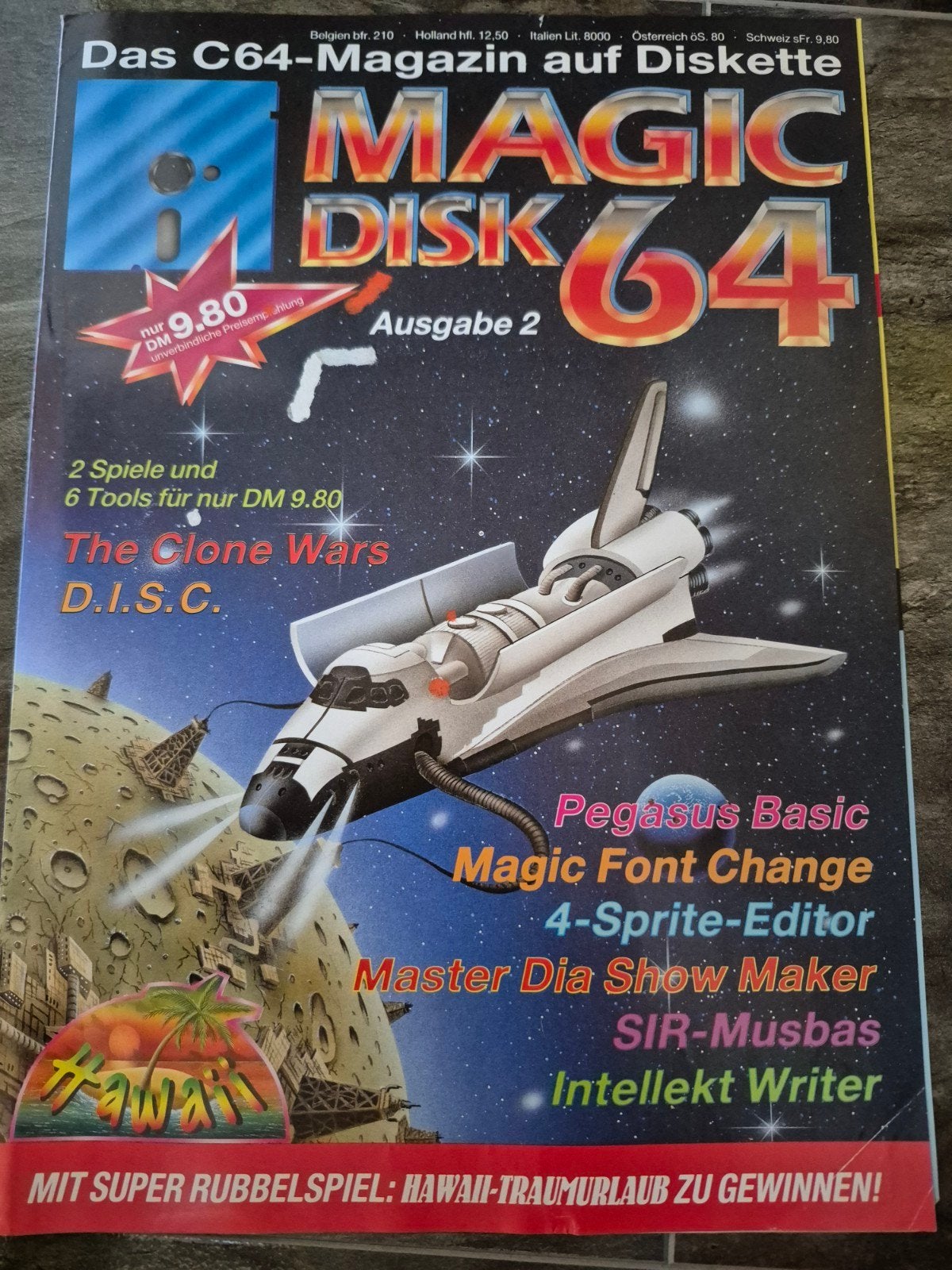 Magic Disk 64 Magazine - Nummer 2 (C64-Magazin op Diskette), Computers en Software, Ophalen of Verzenden, Magic Disk 64