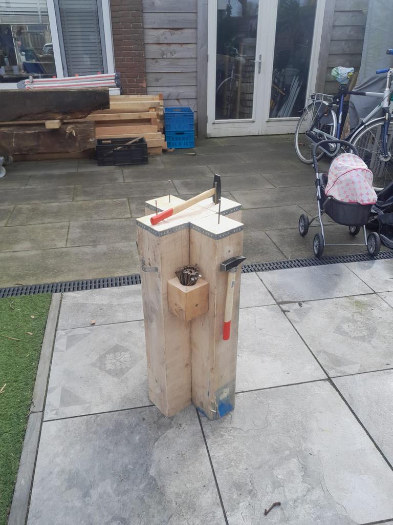 Spijker.spel 30 bij 30, Ophalen of Verzenden, Gebruikt, Knutselen