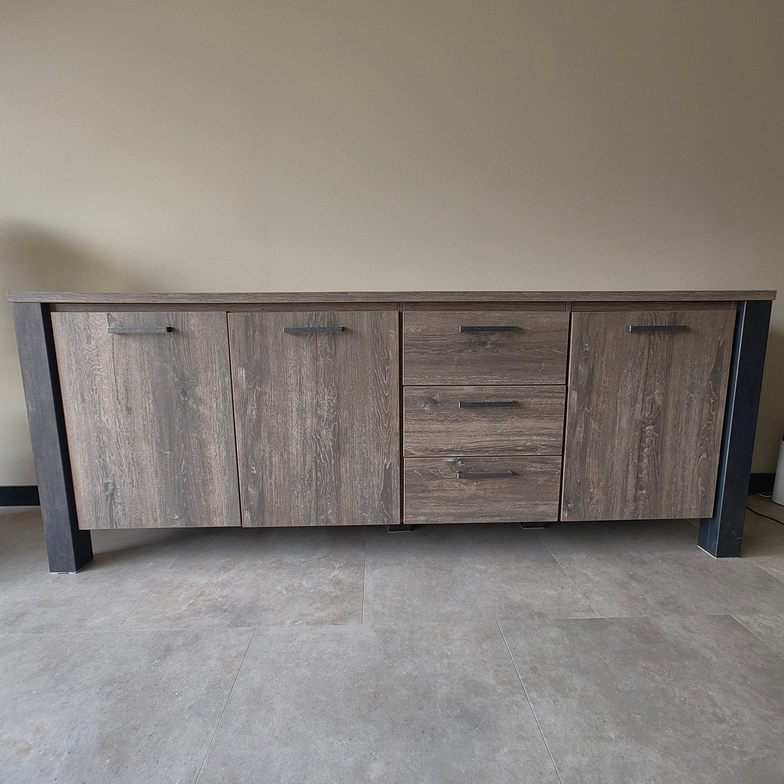 Dressoir met lades en deuren, Huis en Inrichting, Ophalen, Gebruikt, Met lade(s), 200 cm of meer