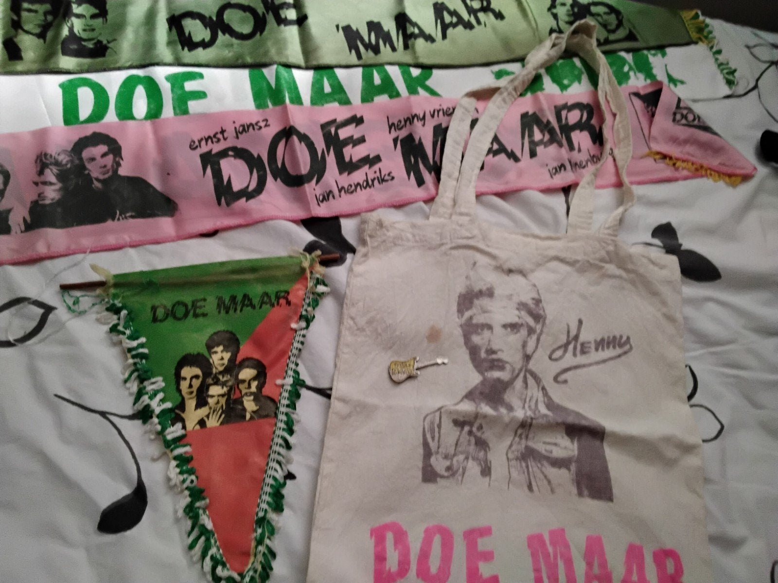 Doe Maar Fan Merchandise Collectie - Vintage Items, Verzamelen, Muziek, Artiesten en Beroemdheden, Ophalen, Gebruikt, Overige typen