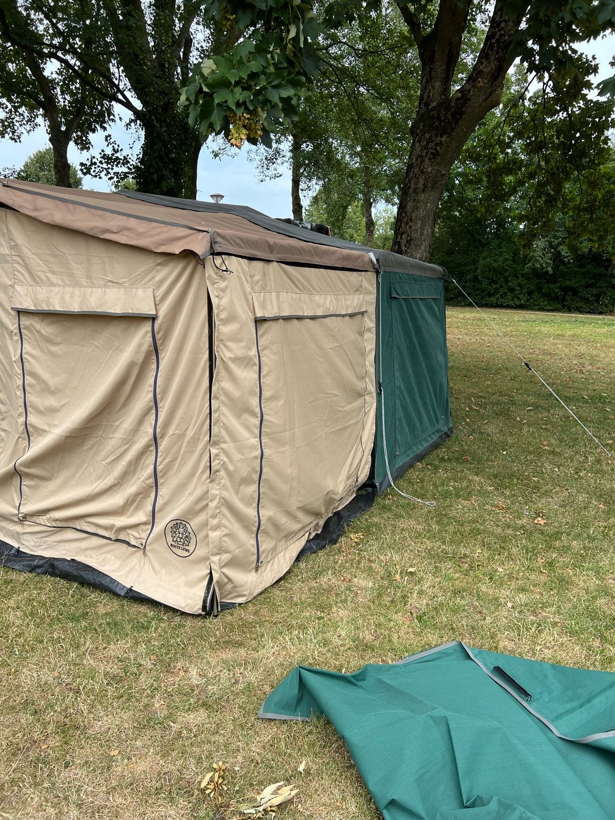 Fijne tenttrailer met voortent en luifel, snel op te zetten, Caravans en Kamperen, Meerkleurig, Tot en met 4, Ophalen, Overige merken
