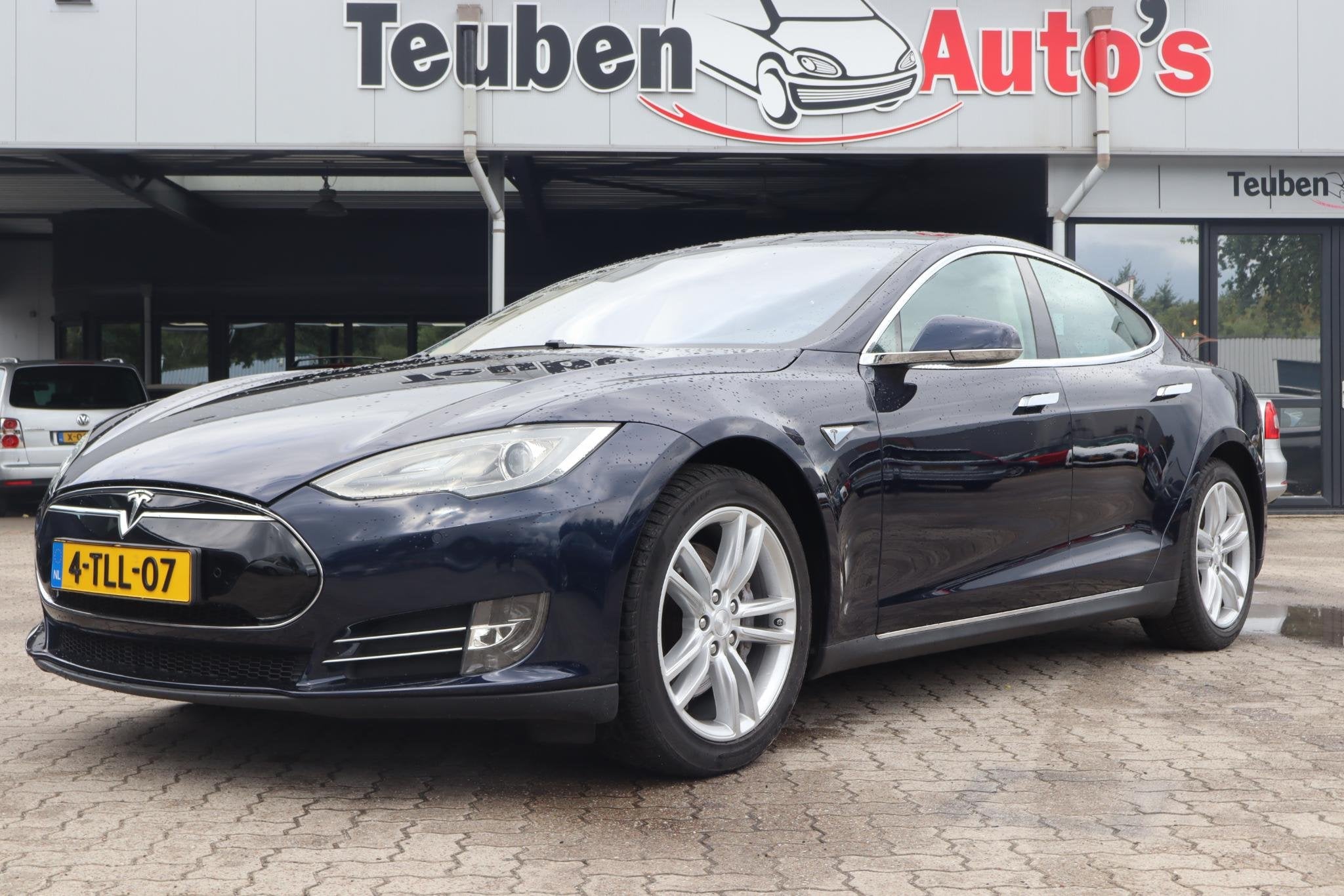 Tesla Model S 85 Base | Nieuwe APK | 87% SOH | Cruise contro, Gebruikt, 85 kWh, 367 pk, Grijs