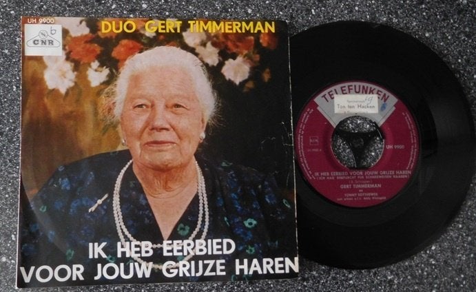 Duo Gert Timmerman - ik heb eerbied voor (vanaf € 1,75), Ophalen of Verzenden, Zo goed als nieuw, 7 inch, Levenslied of Smartlap