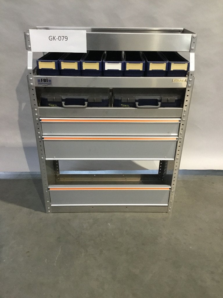 Aluminium Finnerup bedrijfswagen inrichting GK-079, Ophalen of Verzenden