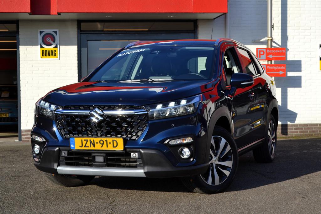 Suzuki S-Cross 1.5 Hybrid Style Automaat, Navi, Clima, Camer, Auto's, Suzuki, Gebruikt, Zwart, 4 cilinders, Origineel Nederlands