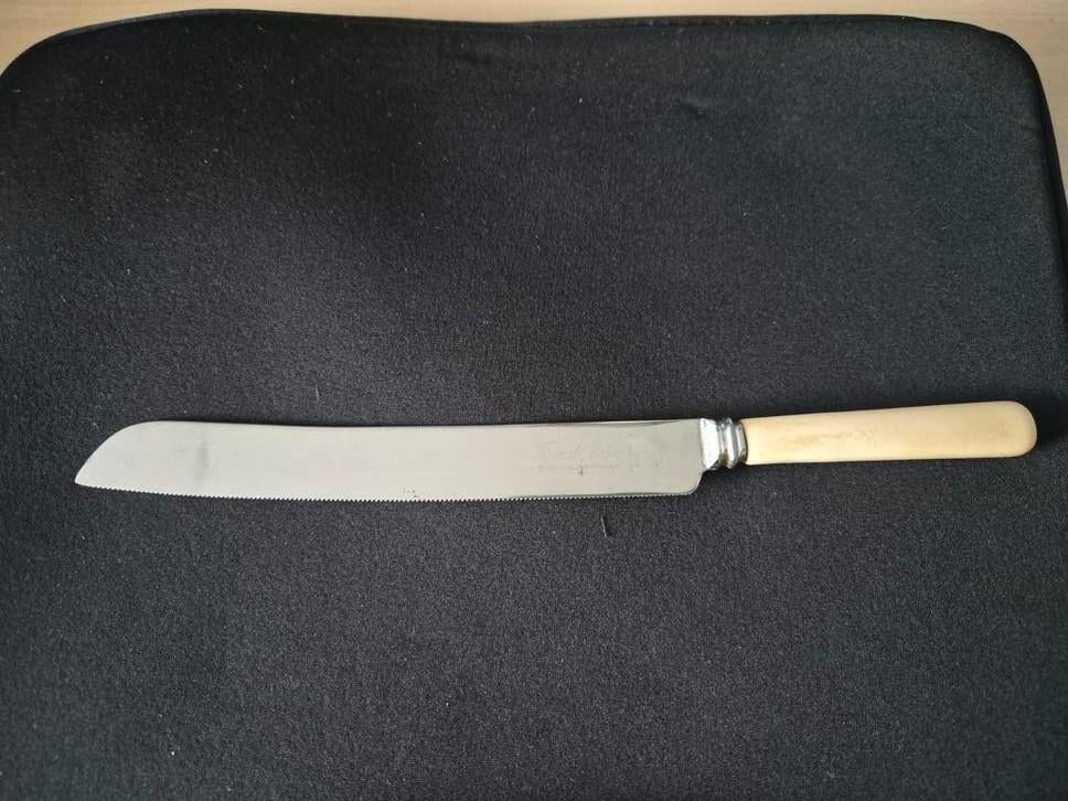 Antiek Sheffield Broodmes 28cm, Antiek en Kunst, Ophalen of Verzenden