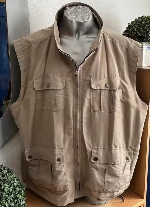 Canson bodywarmer maat 4XL, Ophalen of Verzenden, Zo goed als nieuw, Overige maten, Blauw
