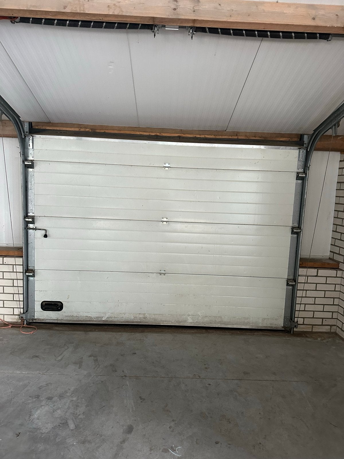 Rode roldeur Garagedeur - Gebruikt, Goede Staat, Ophalen, Gebruikt, Garagedeur, Metaal