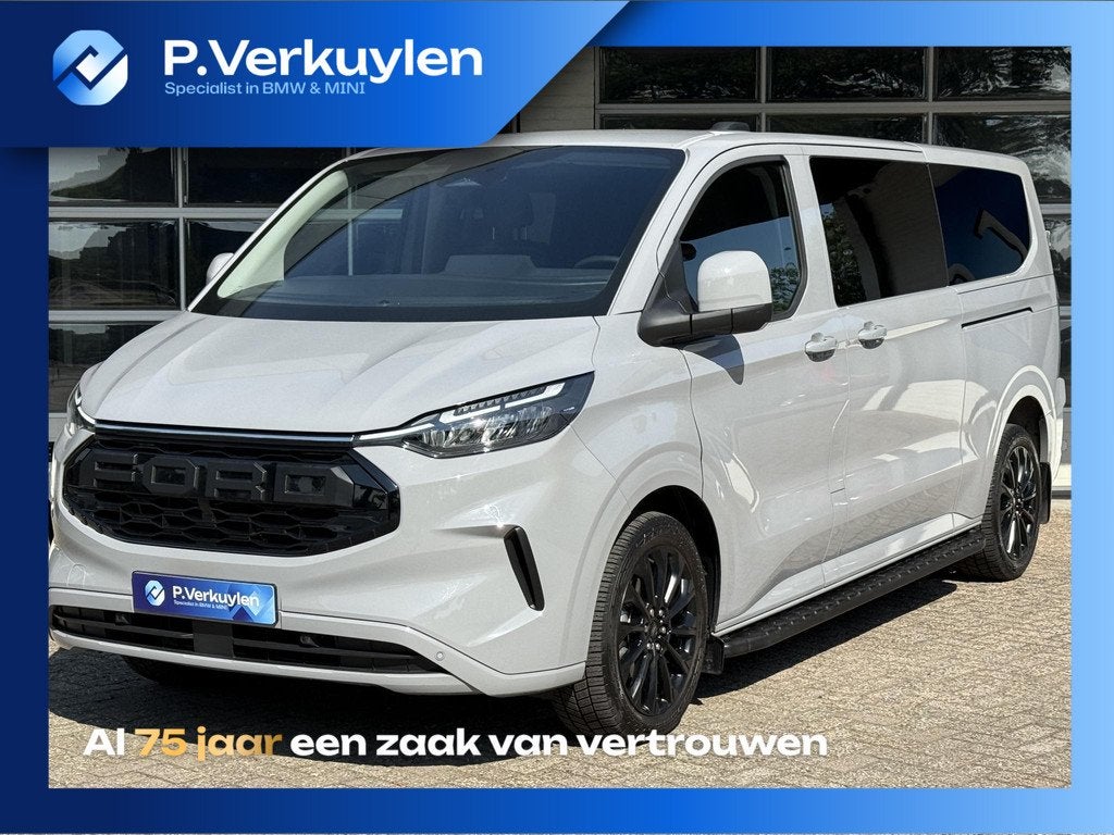 Ford Transit Custom 320 2.0 TDCI DC L2H1 Limited 170pk | 19, Auto's, Bestelauto's, Bedrijf, Te koop, ABS, Achteruitrijcamera, Adaptive Cruise Control
