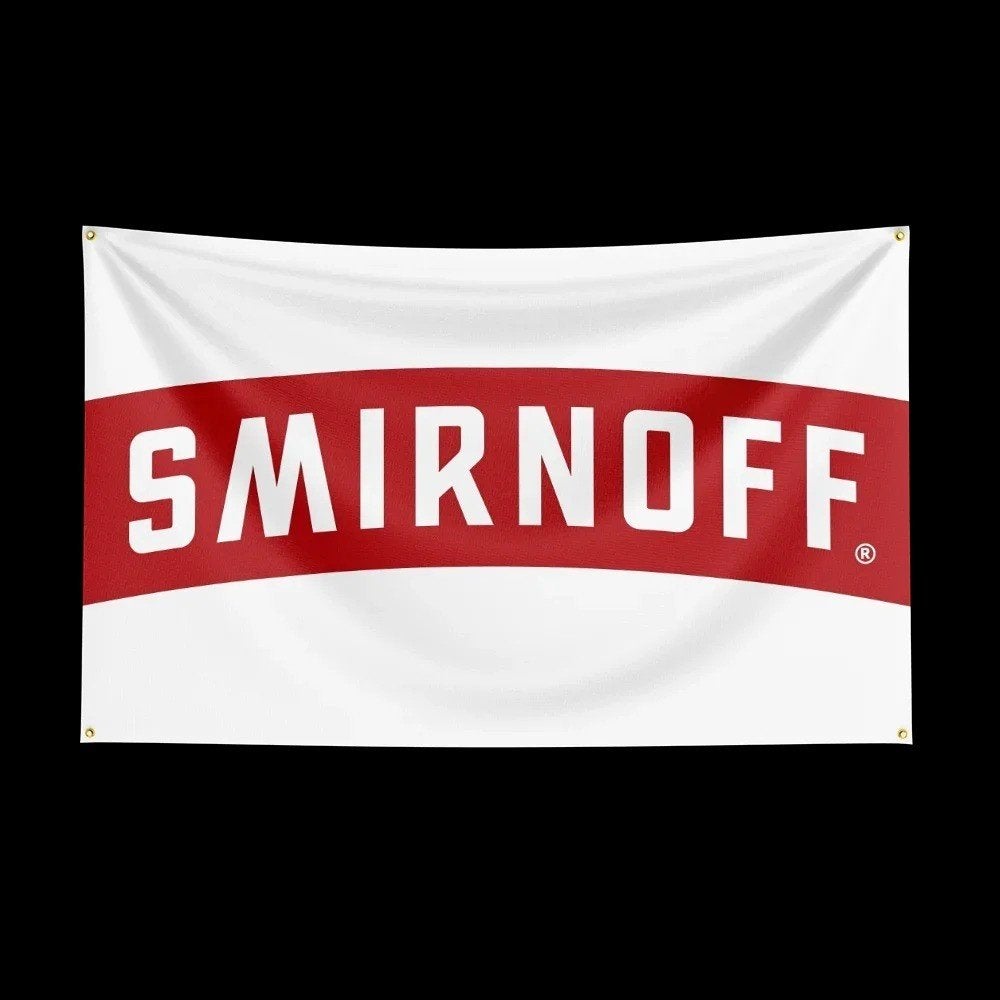 Grote vlaggen Smirnoff (150x90cm), Ophalen of Verzenden, Nieuw