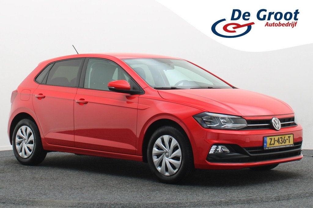 Volkswagen Polo 1.0 TSI Comfortline Airco, ACC, Camera, Appl, Auto's, Volkswagen, Voorwielaandrijving, Stof, 1045 kg, Origineel Nederlands