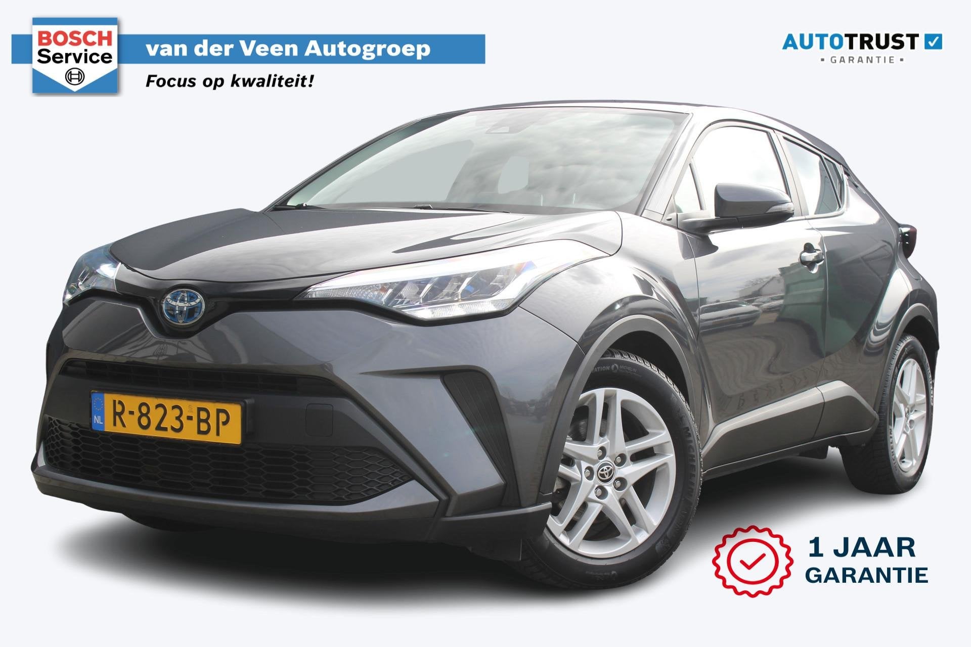 Toyota C-HR 1.8 Hybrid Active | Incl. 12 maanden garantie |, Stof, 4 cilinders, 122 pk, Origineel Nederlands