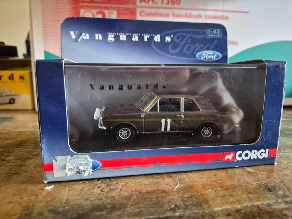 Ford Lotus Cortina MK II 1967 gulf london marathon, Ophalen of Verzenden, Nieuw, Auto, Vanguards