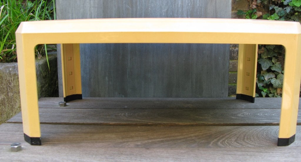 KARTELL TAFEL ABS DESIGN ROSSELLI JAREN '60, Ophalen, Wit, 30 cm, Gemerkt