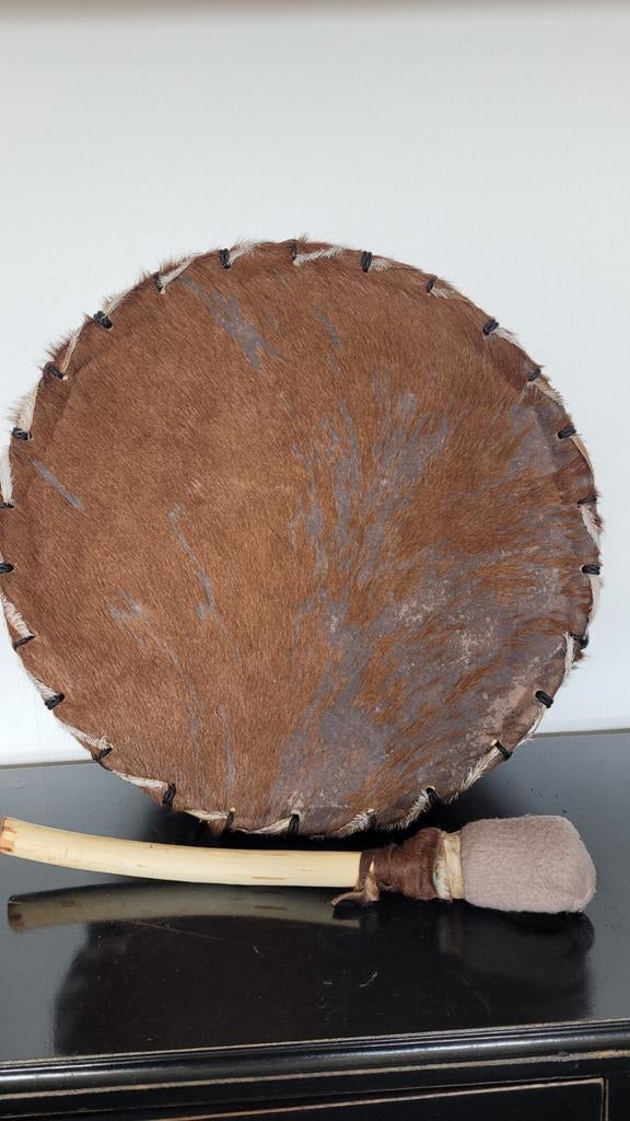 "FIRE" Sjamanendrum paard (35cm vurenframe), Muziek en Instrumenten, De Bijvank 19, Nieuw, Ophalen of Verzenden, Full cirkel