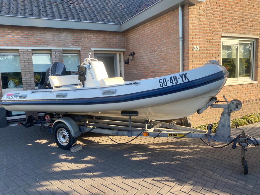 Rib 4,90 60 pk mercury, Watersport en Boten, Rubberboten, Ophalen, Benzine, Overige materialen, Overige merken