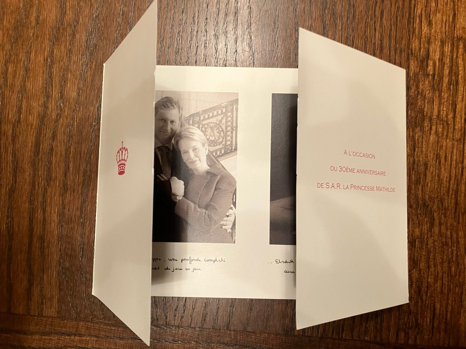 2003, Prinses Mathilde van Belgie, 30 jaar oud, Verzamelen, Ophalen of Verzenden, Nieuw, Kaart, Foto of Prent
