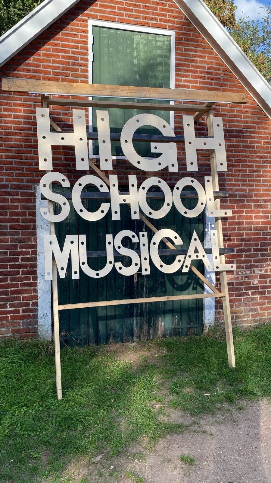 High School Musical letters op frame, Ophalen, Gebruikt, Versiering, Film of Tv