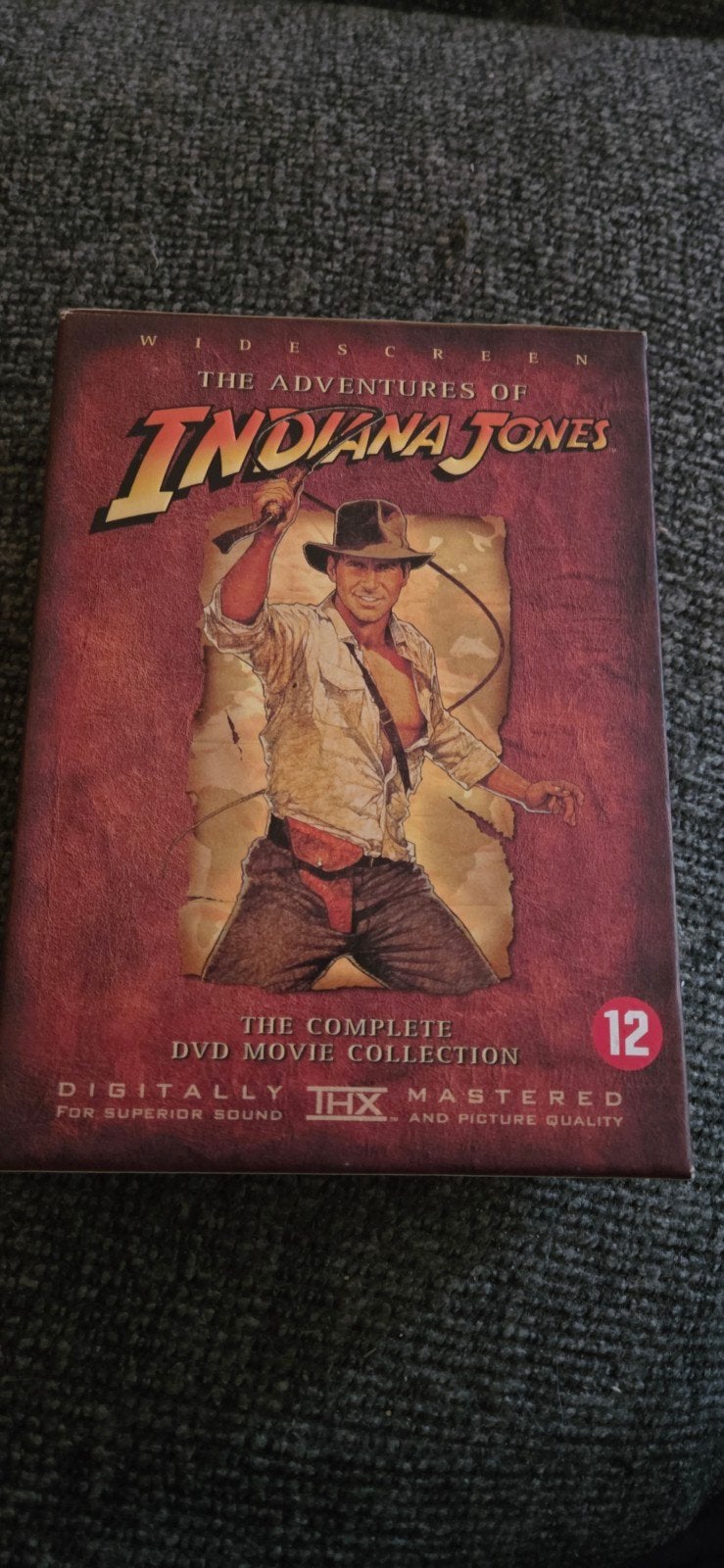 Indiana  Jones dvd box, Vanaf 12 jaar, Ophalen, Zo goed als nieuw