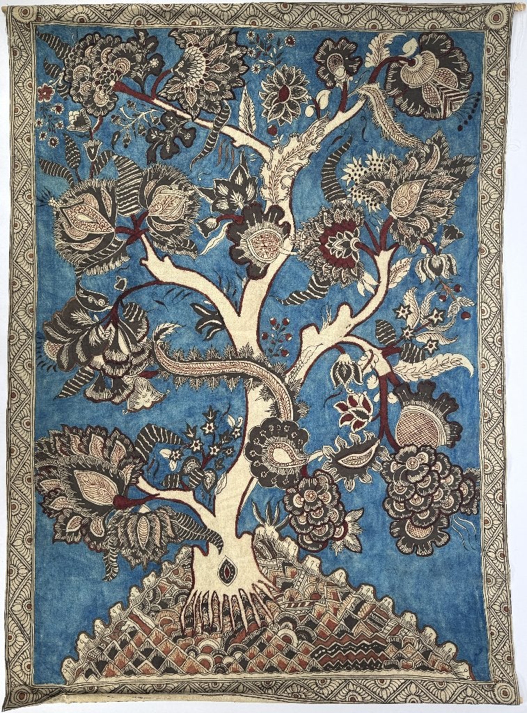 1353. Kalamkari schildering op stof, India – levensboom