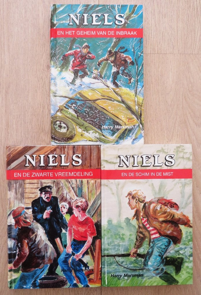 3x Harry Marsman: Niels ( delen 2, 3 en 10, eerste drukken ), Boeken, Ophalen of Verzenden, Gelezen